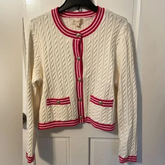 Marled Button Down Cardigan - Picture 1 of 5